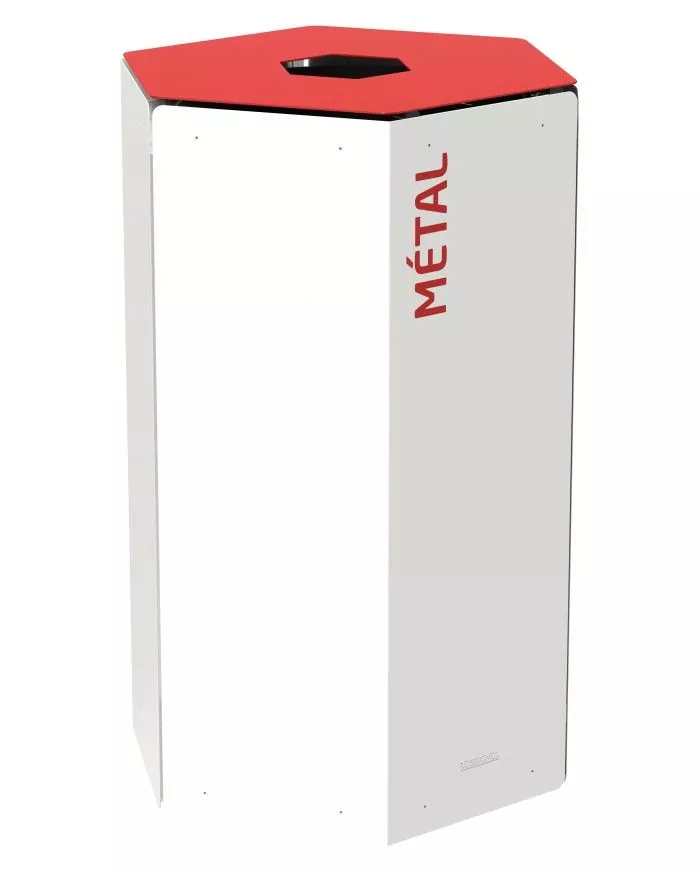 Corbeille conçu pour un usage intensif dans un cadre de bureau