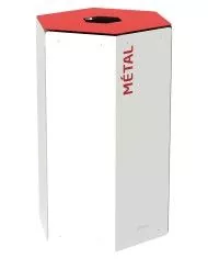 Corbeille conçu pour un usage intensif dans un cadre de bureau