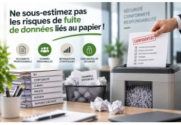 Ne sous-estimez pas les risques de fuite de données liés au papier !