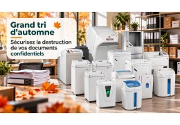 Destructeur de documents : profitez de l’automne pour faire le tri dans vos archives