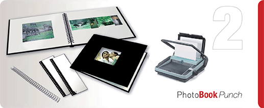 Exemple de réalisation PhotoBook Punch Unibind