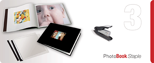 Exemple de réalisation PhotoBook Staple Unibind